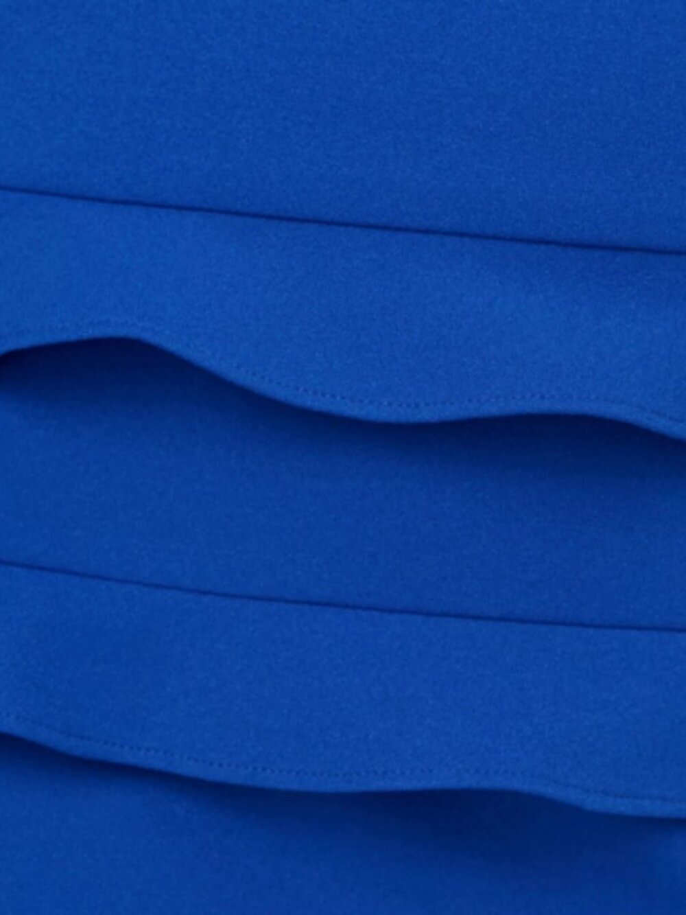 Adrianna Papell Royal Blue Ruffle Formal Evening Event Dress Size - Picture 5 of 14